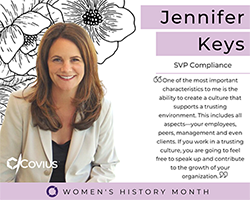 Jennifer Keys - SVP Compliance