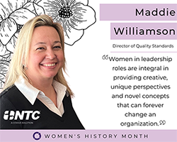 Maddie Williamson - Director of Quality Standards