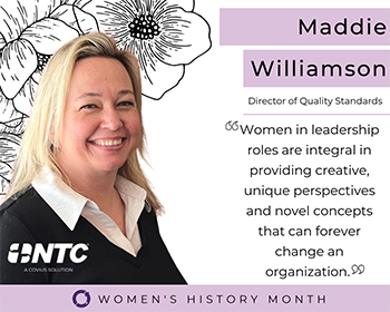 Maddie Williamson, Director of Quality Standards NTC, a Covius Solution